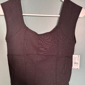 NWT PACSUN Black SMALL Ribbed tank